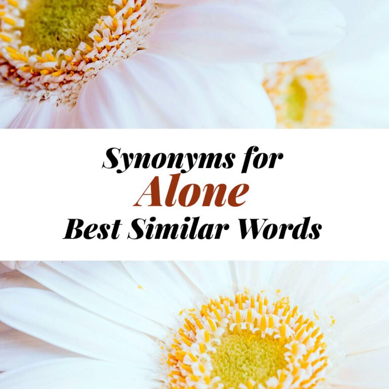 Alone Synonyms