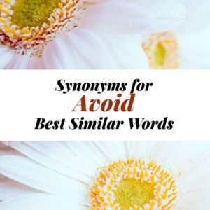Avoid Synonyms
