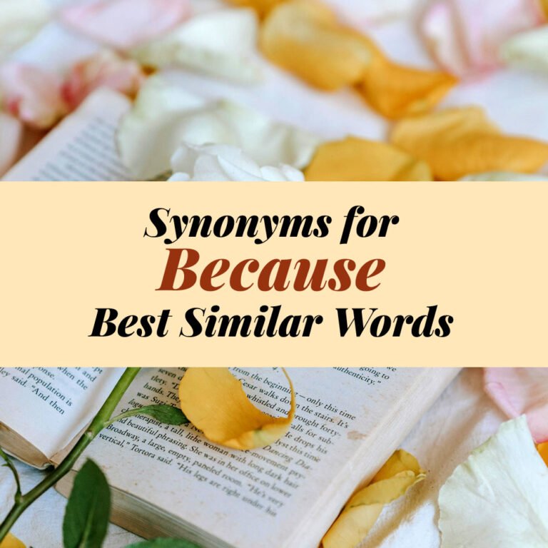 Because Synonyms