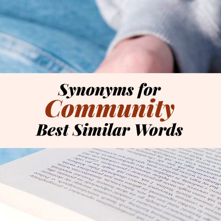 Community Synonyms