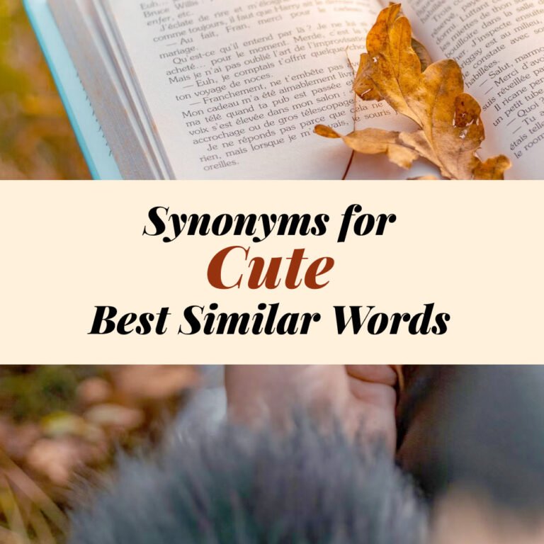 Cute Synonyms