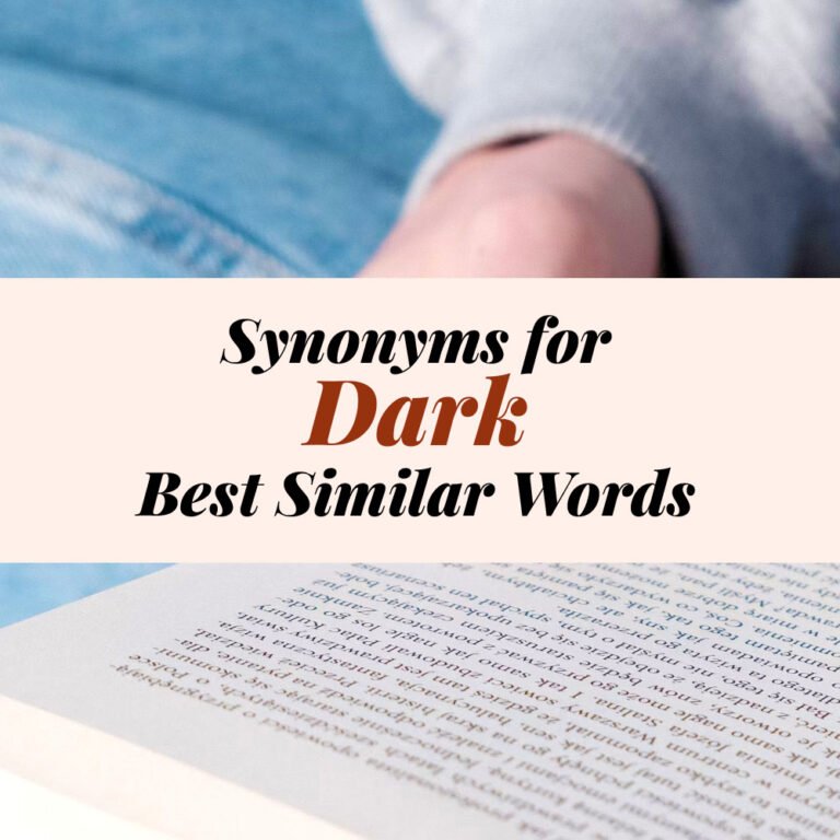 Dark Synonyms