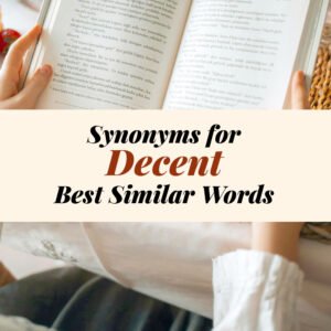 Decent Synonyms