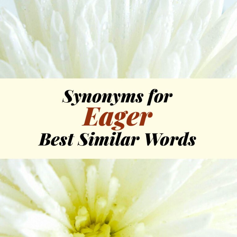 Eager Synonyms