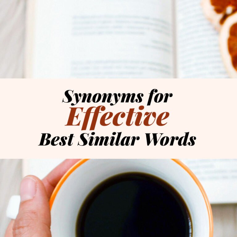 Effective Synonyms