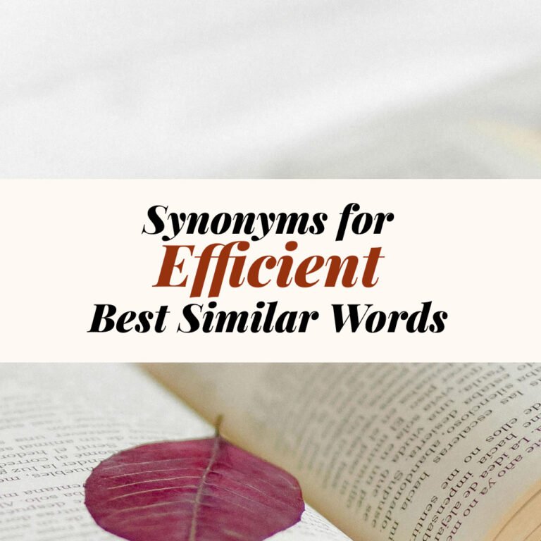 Efficient Synonyms