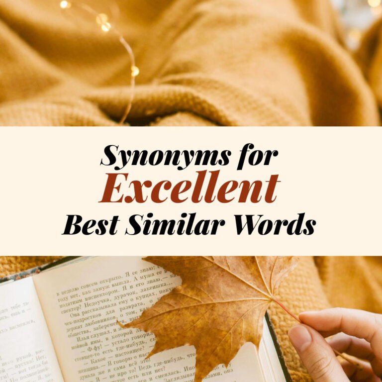 Excellent Synonyms
