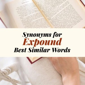 Expound Synonyms