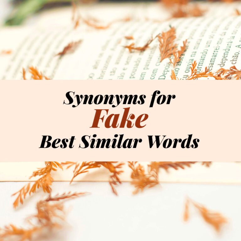 Fake Synonyms