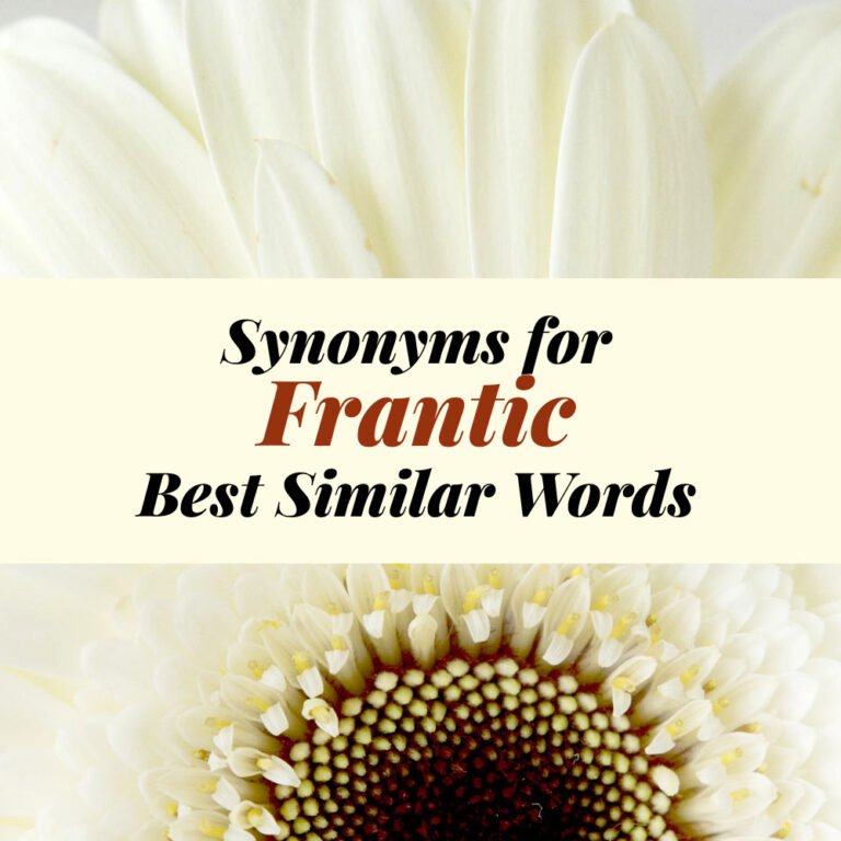 Frantic Synonyms