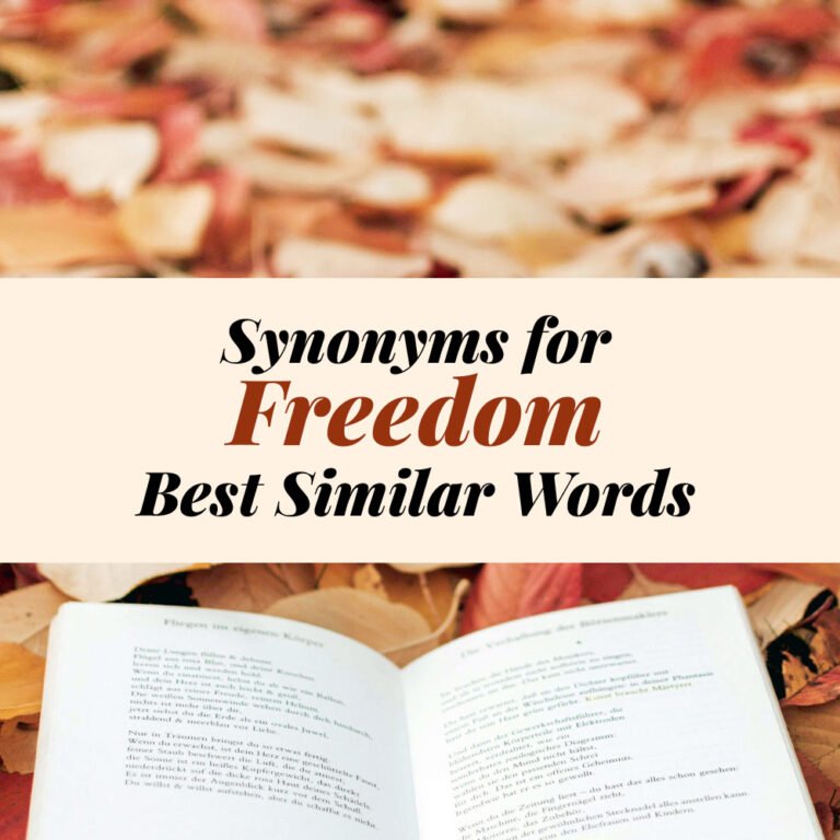 Freedom Synonyms
