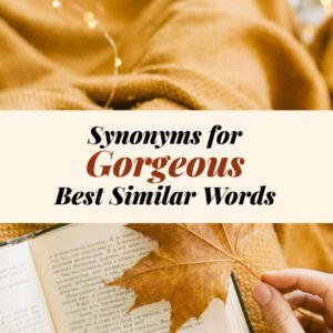 Gorgeous Synonyms