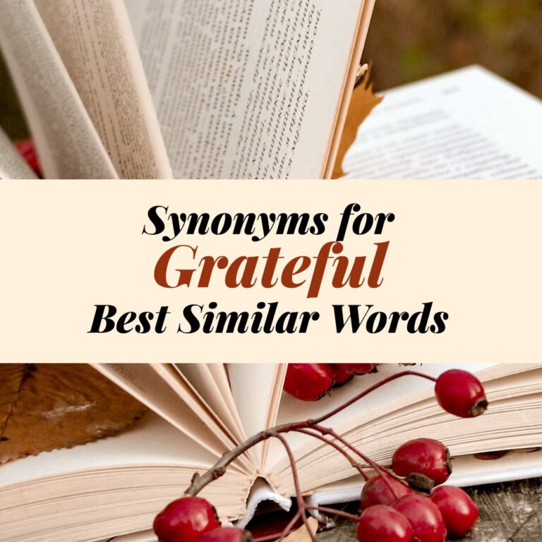 Grateful Synonyms