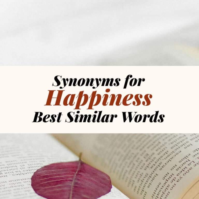 Happiness Synonyms