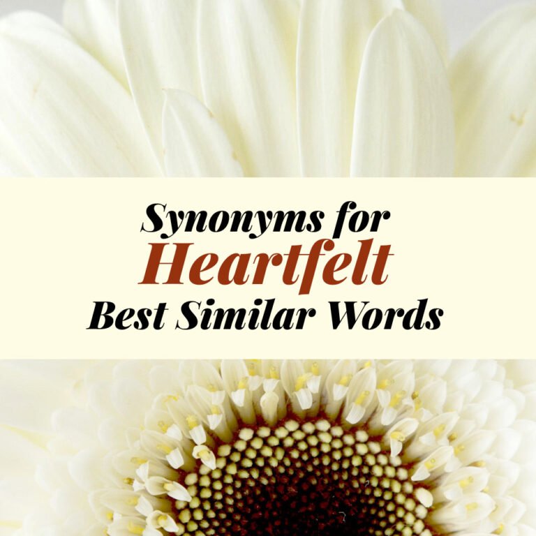 Heartfelt Synonyms