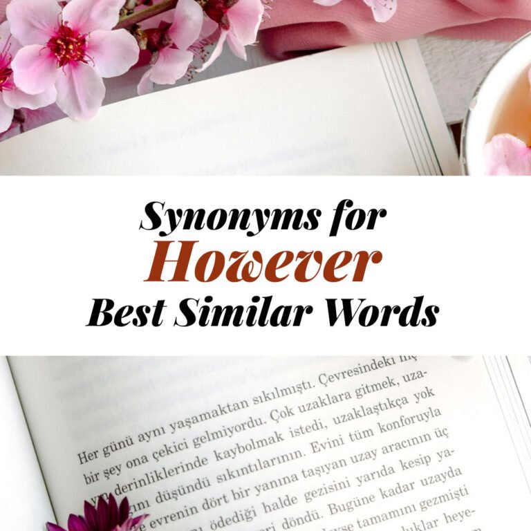 However Synonyms