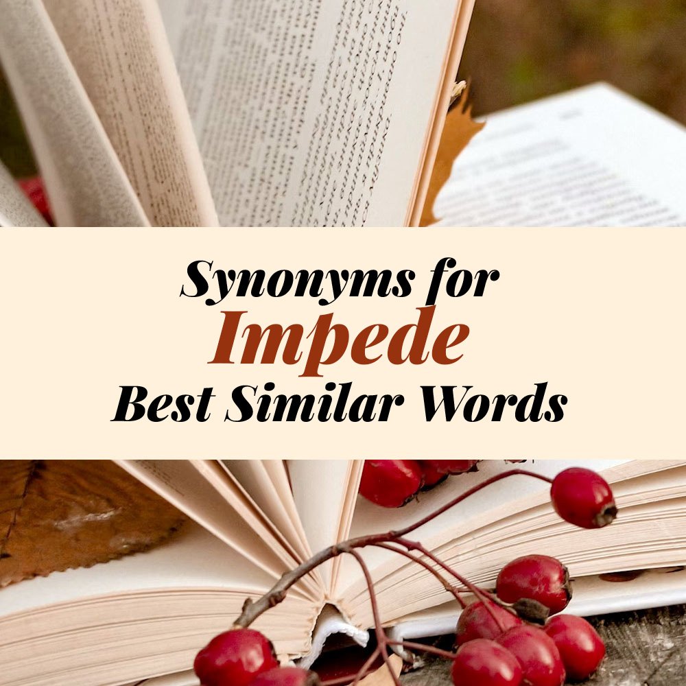 Impede Synonyms