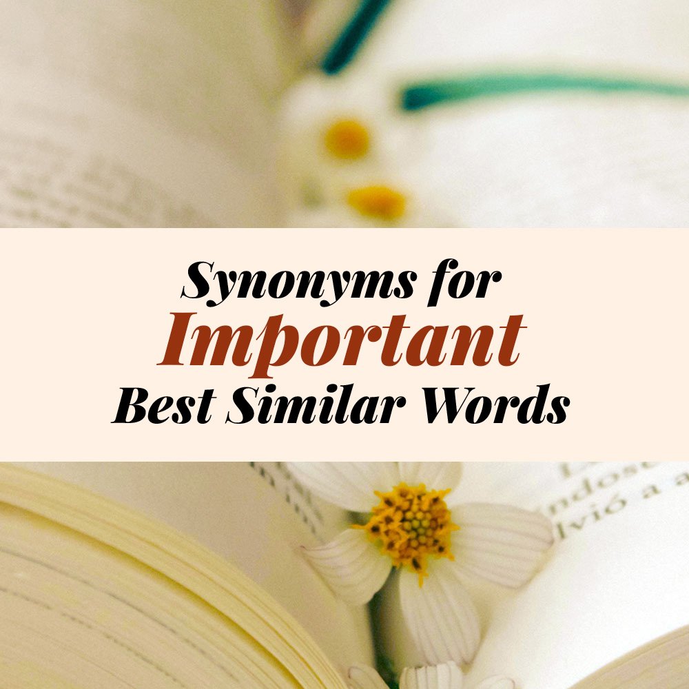 Important Synonyms