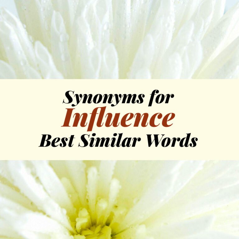 Influence Synonyms