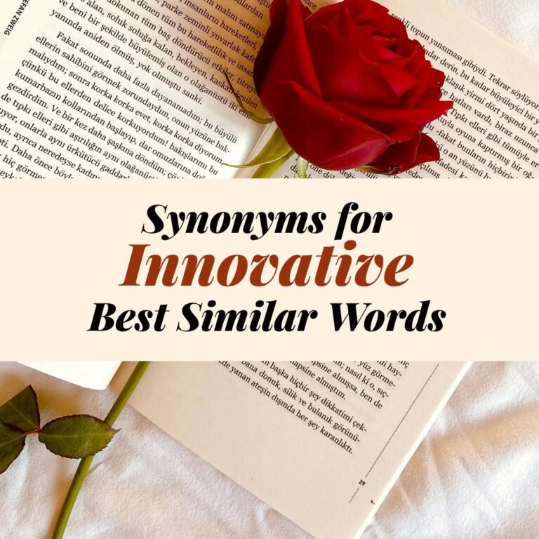 Innovative Synonyms