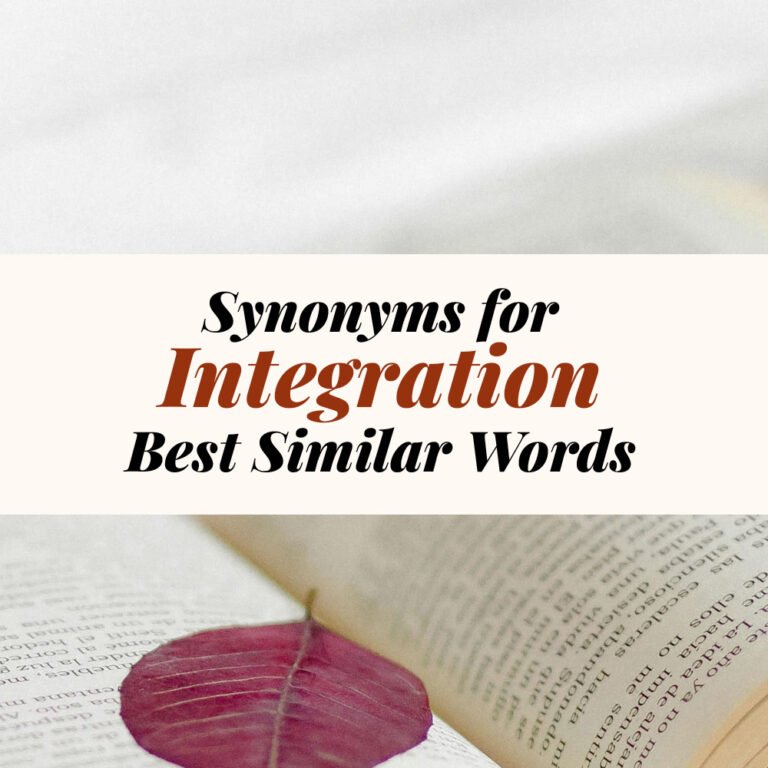 Integration Synonyms