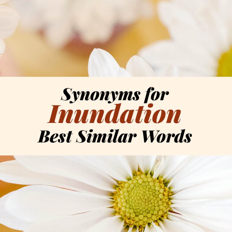 Inundation Synonyms