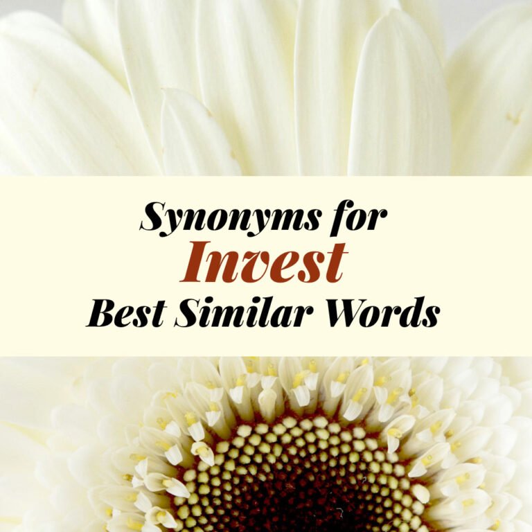Invest Synonyms