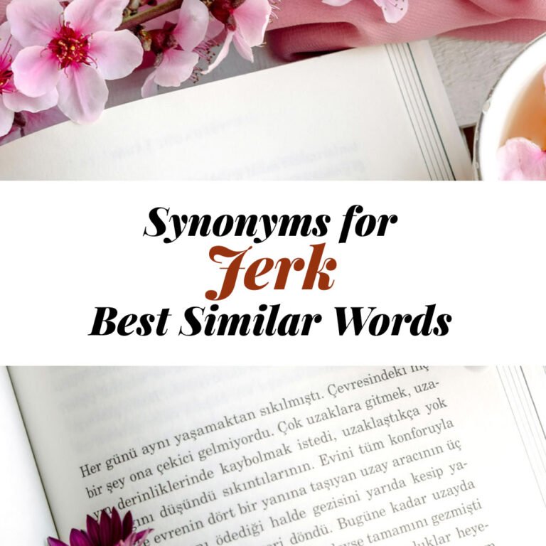 Jerk Synonyms
