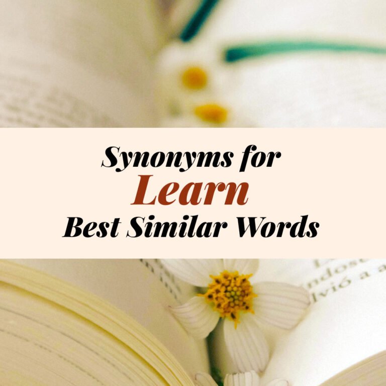 Learn Synonyms