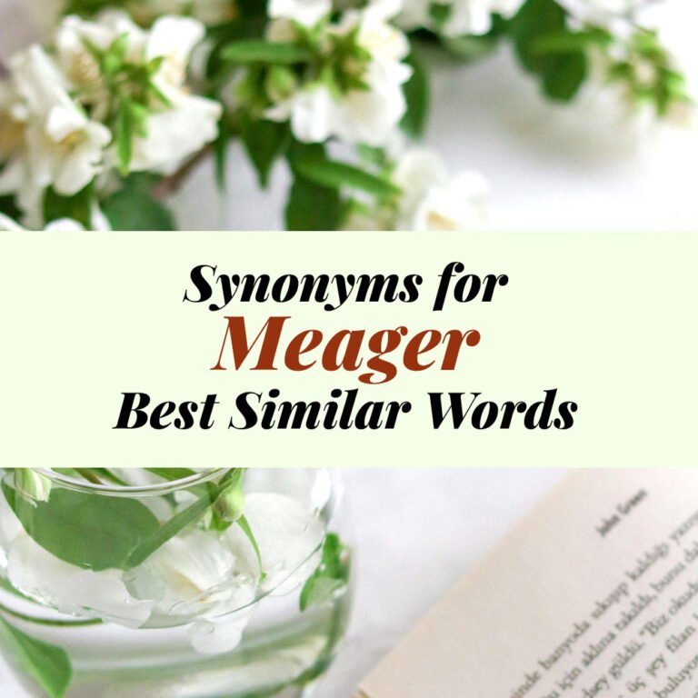 Meager Synonyms