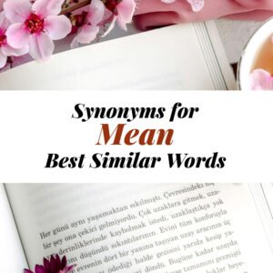 Mean Synonyms