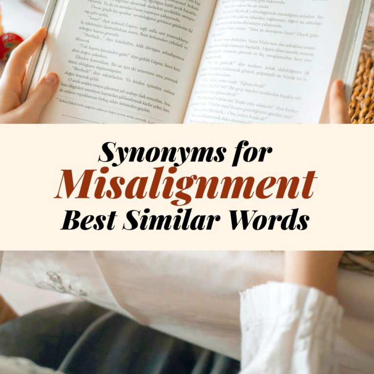 Misalignment Synonyms