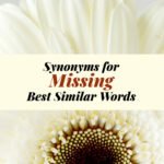 Missing Synonyms