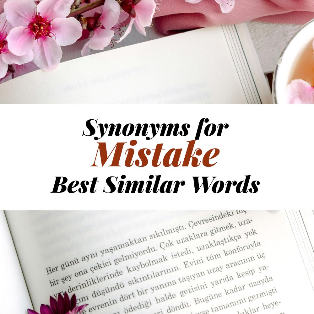 Mistake Synonyms