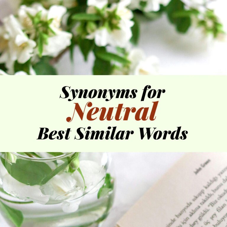 Neutral Synonyms