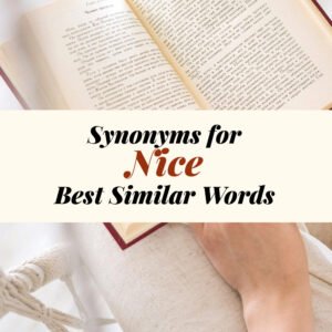 Nice Synonyms