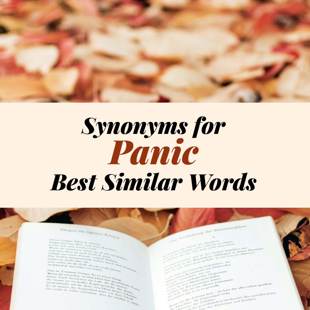 Panic Synonyms