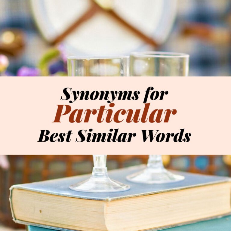 Particular Synonyms