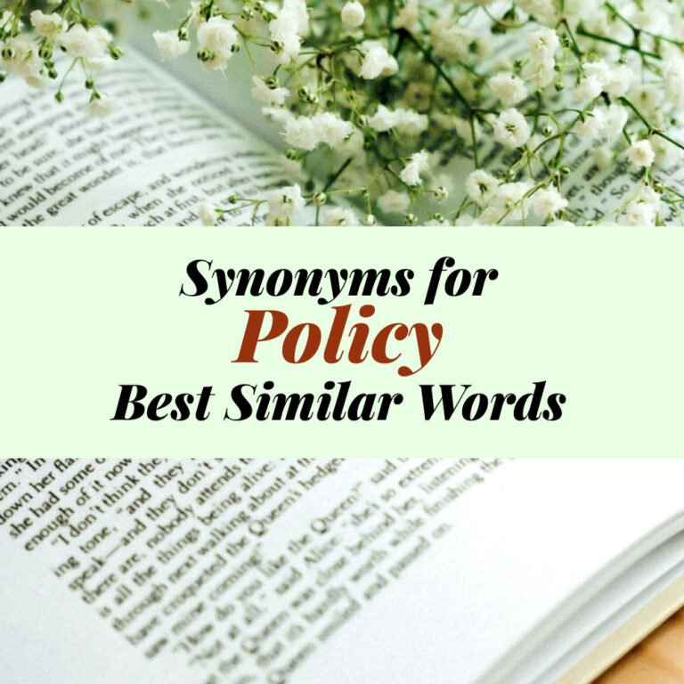 Policy Synonyms