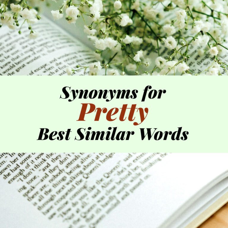 Pretty Synonyms