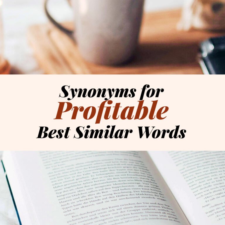 Profitable Synonyms