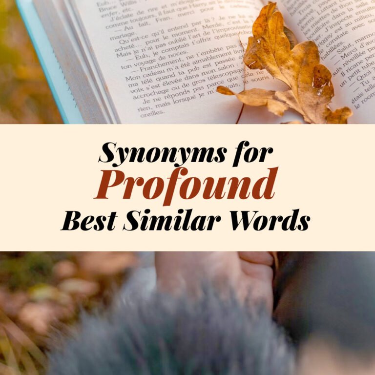 Profound Synonyms