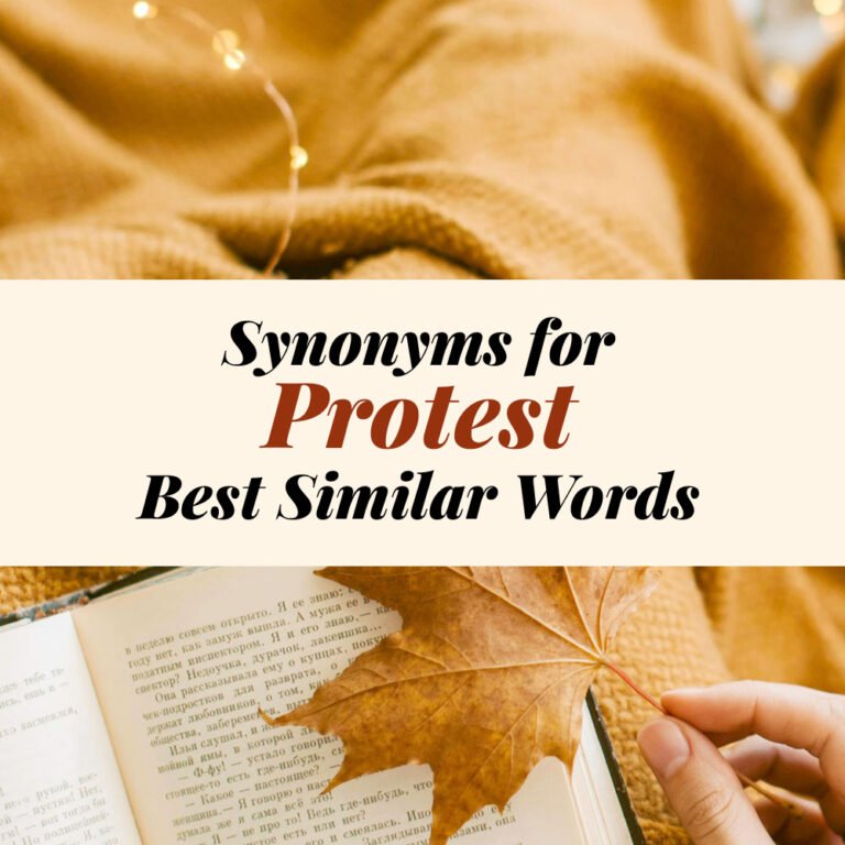 Protest Synonyms