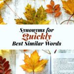 Quickly Synonyms