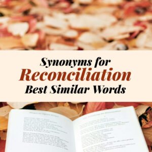 Reconciliation Synonyms