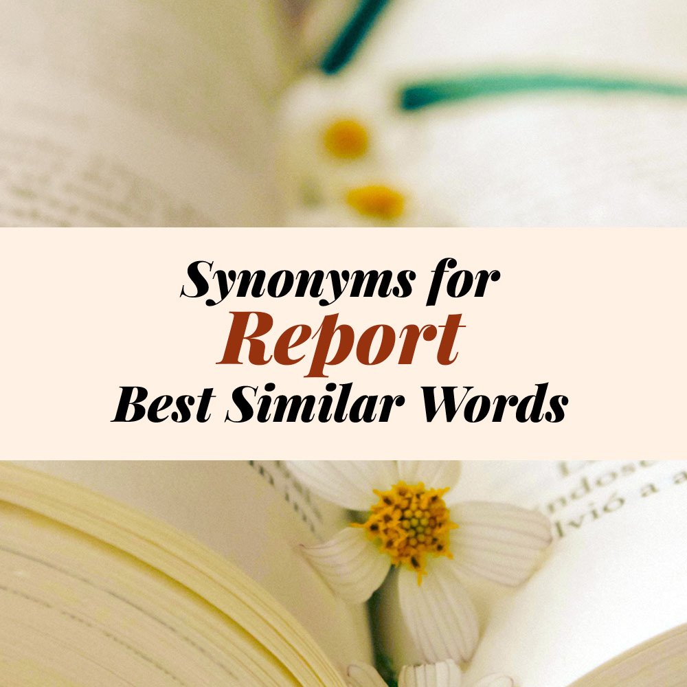 Report Synonyms