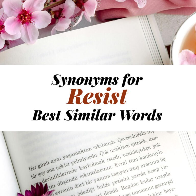 Resist Synonyms