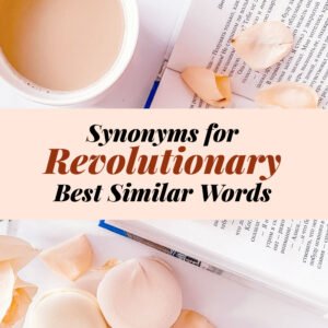 Revolutionary Synonyms