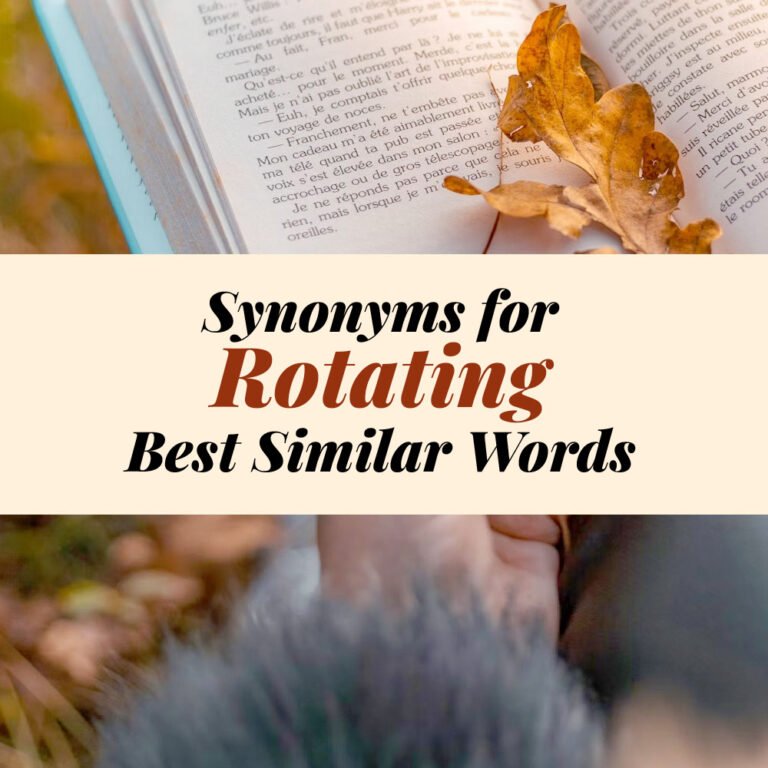 Rotating Synonyms