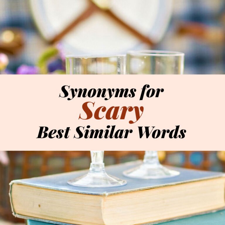Scary Synonyms